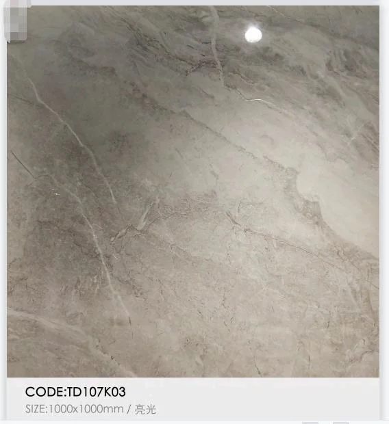 New Design 1000X1000mm Wholesale Price Polished Glazed Jade Marble Ceramic Floor Glossy Porcelain Tile Wall and Floor