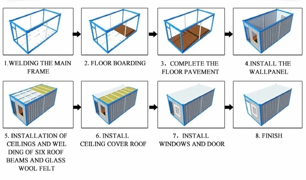 China Products/Suppliers.Elegant Portable Container House Design Portable Homes Wooden Tiny 2 Bedroom 20FT Kitchen Fully Furnished Luxury Living Container House