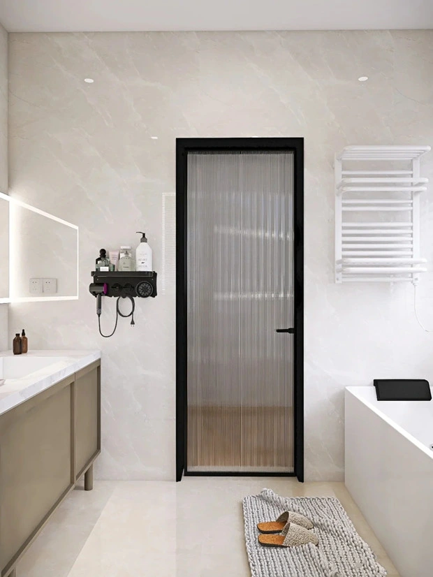 Most Popular Shower Doors 1-Shaped 120*190cm 8mm Pivot Open Design, Matte Black Rigid Alu. Alloy or Ss Frame, CE Certificates