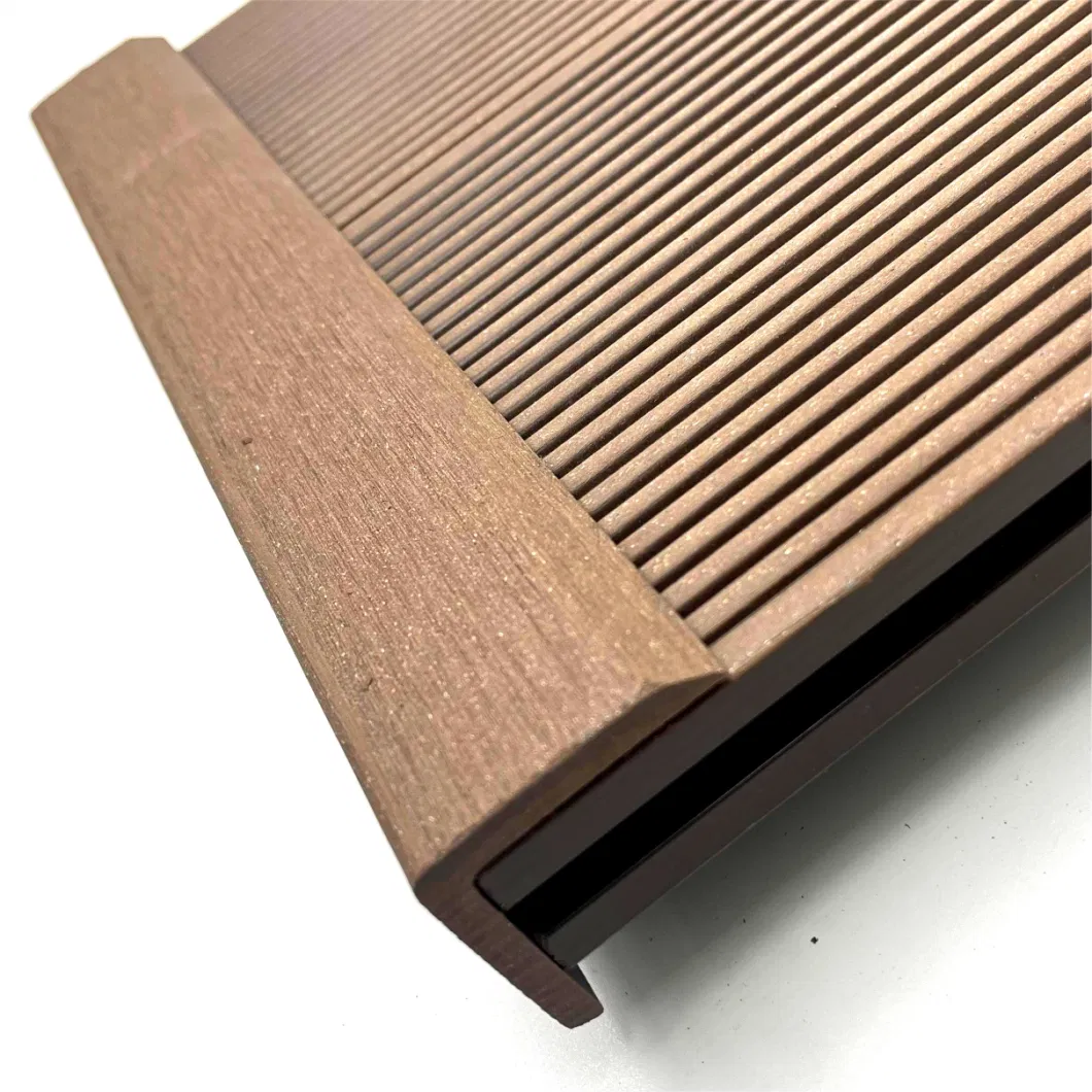 Waterproof Composite Deck Board End Skirting WPC Deck Covering