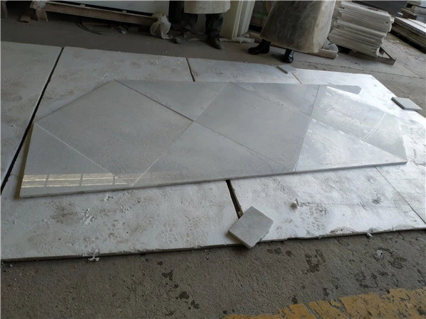 Crystal White Pure White Marble Tiles for Wall and Flooring