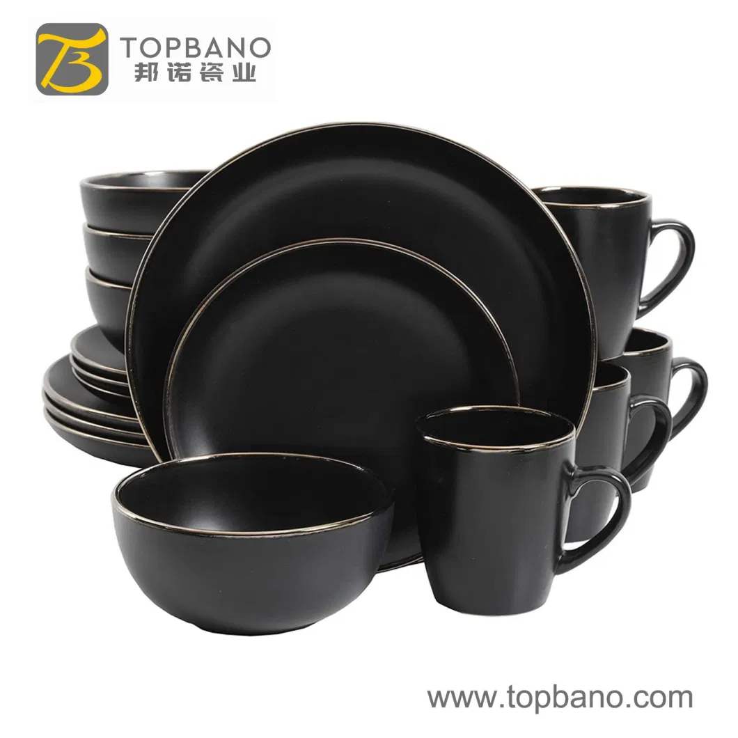Ceramic Mug Glazed Color Tableware Fine Stoneware Dinner Set