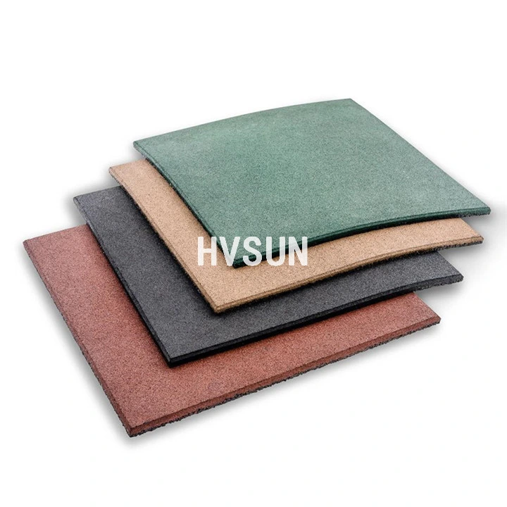 Shock Absorption Recycled Rubber Floor Covering for Gym