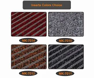 Commercial Entrance Floor Mats Anthracite Carpet Aluminum Doormat