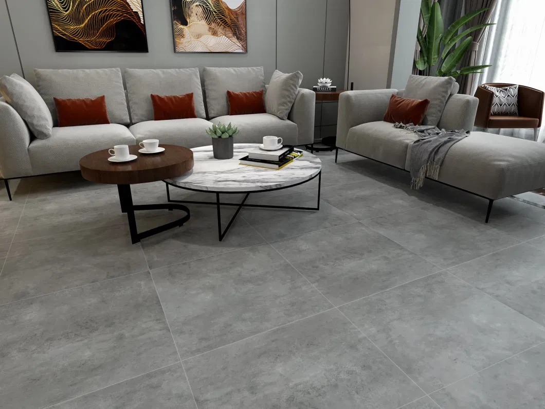 600X600mm Lobby Designs Porcelain Cement Floor Tile