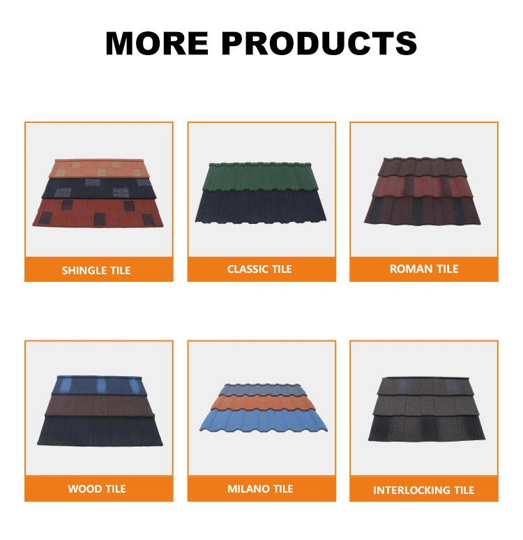 Environmentally Friendly Metal Roof Stone Coated Roofing Sheet for Nigeria