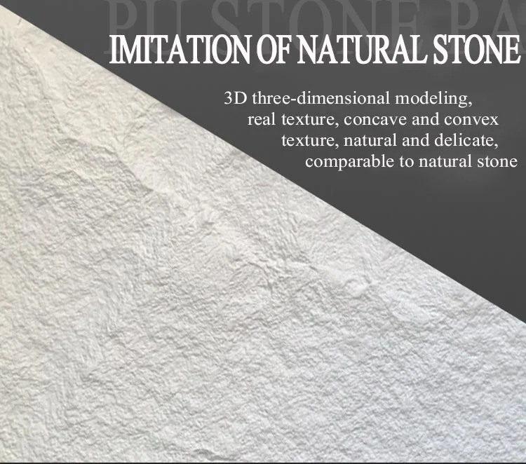 PU Future Stone Component 3D Polyurethane Effect Tile PU Wall Panel Tile
