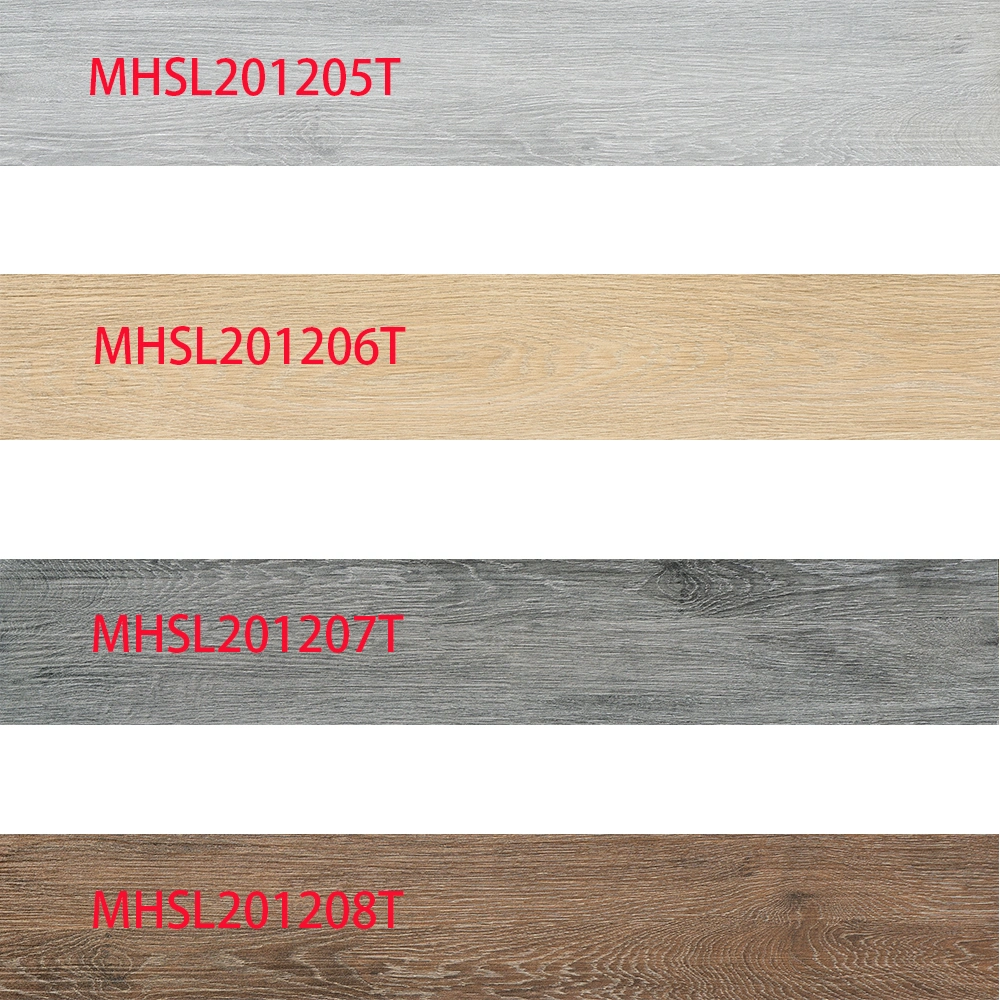 Commercial Store Vintage Decorative Wood Color Ceramic Floor Tiles