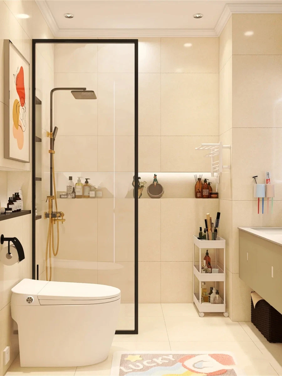 Walk in Shower Door, Tempered Superior Glass 8mm Thick for Bathroom Enclosure, Black Frame 10mm Four Edges. Stringent QC