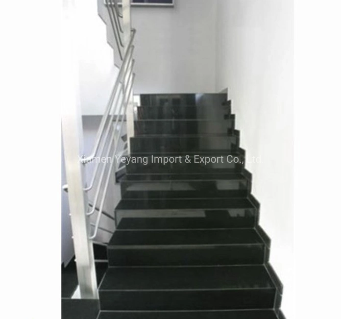 Absolute Black Granite Tiles for Steps/Stairs/Staircase Flooring/Wall Granite Tile Factory Price