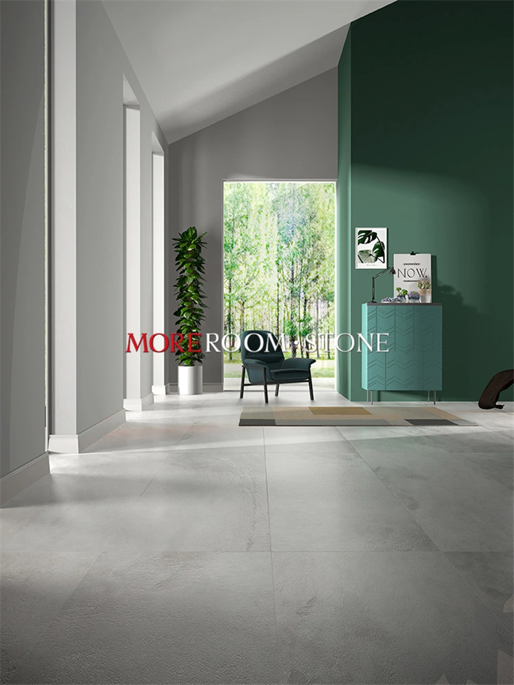 Wholesale 600X1200 Big Size Interior Bathroom Kitchen Modern Matt Glazed Concrete Cement Porcelain Ceramic Vitrified Floor Wall Tile