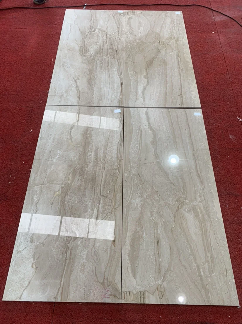 Chinese Wooden White Marble Tile for Interior Wall Decoration