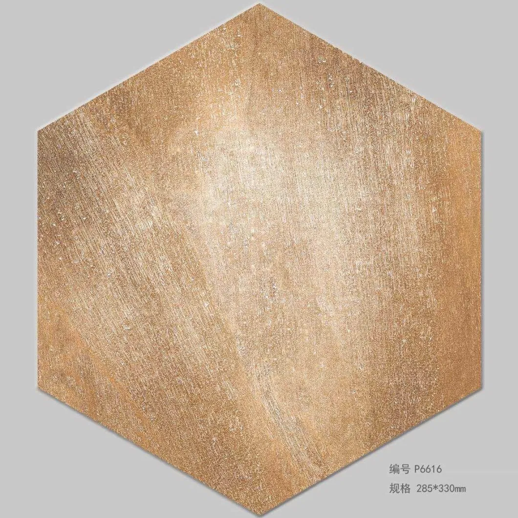 Art Ceramic Hexagonal Tiles for Bathroom Floor and Wall