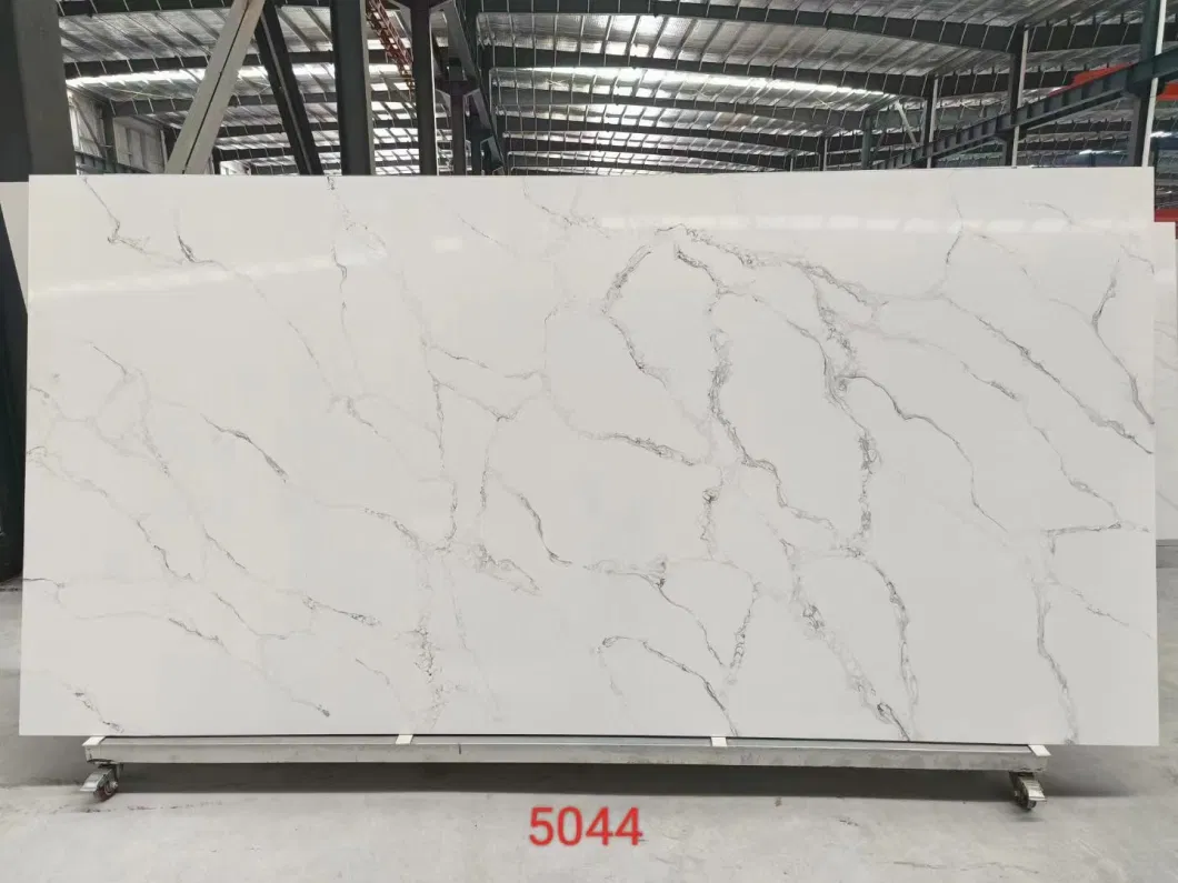 Linyi Yangtu Synthetic Engineered Artificial Marble Stone White Series Wall Panel/Flooring Tiles/Kitchen Top