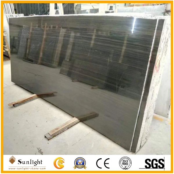 Chinese Imperial Sandal Black Marble, Black Wooden Grainy Marble, Wood Grain Marble Tiles