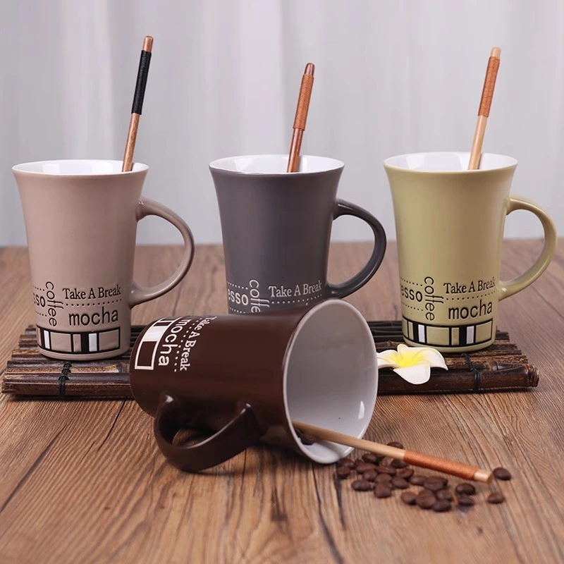 Reactive Glaze Mug Porcelain Plain Mugs Color Glaze Sale Promotional Ceramic Mugs Coffee Cups 600 Ml Customizable Stoneware Ivory Beer Stein - Stoneware Cup