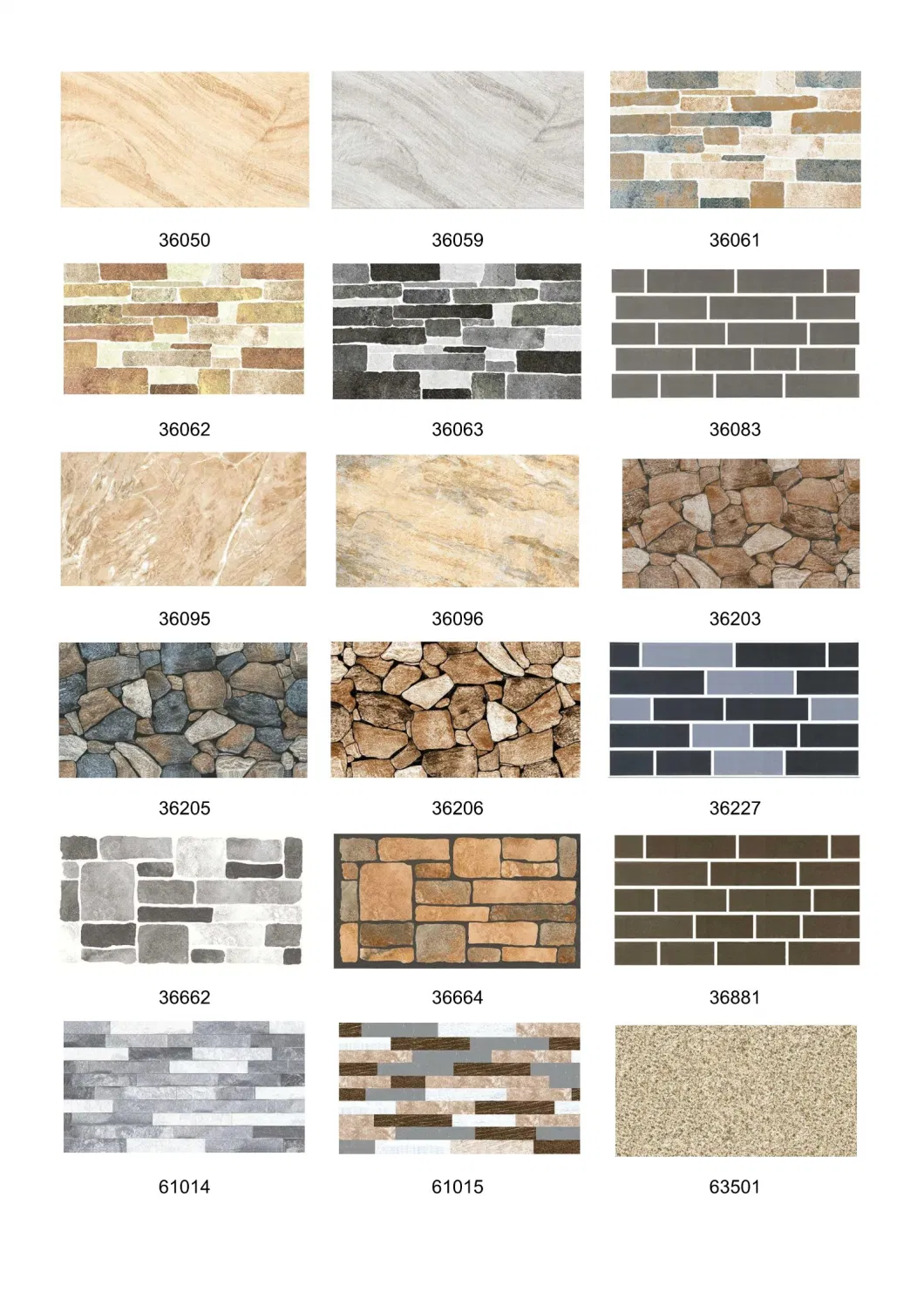 12X24 Stone Feature Wall Tiles Outdoor Decoration Ceramic Tiles