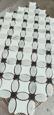 Модный природный камень мрамор мозаика плитки зал Кухня Ванная стена Оформление