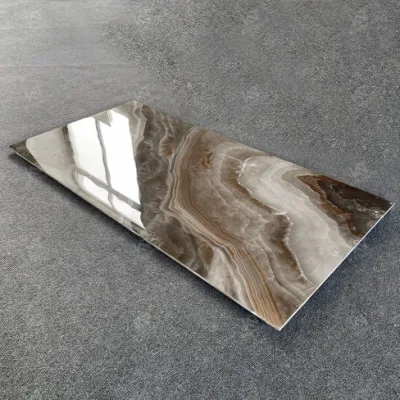 75X150 большого формата полированного стекла мраморными плитками на полу на стене слоя точильного камня