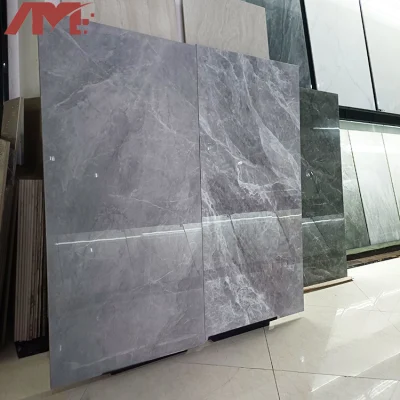  Китай новейшей системе 750X1500мм серый цвет стены плиткой из полированного большой плитками на полу