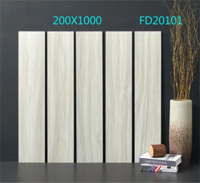 Напольные покрытия из дерева в помещении с эффектом струйной печати из фарфора 200X1000 Для проекта