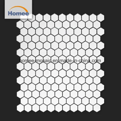 Маленький шестигранный дизайн керамических изделий из фарфора мозаики