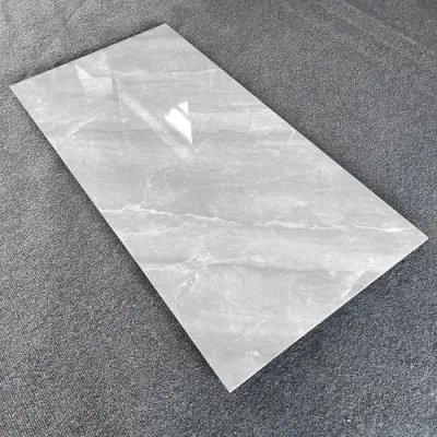  Foshan 60X120 Размер Глянцевая полированная полированная фарфоровая бумага 60*120 Серый мрамор Керамические плитки пола