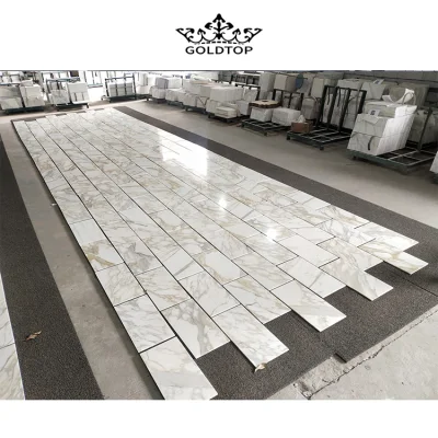 Сделано в Китае Главная украшение мраморный материал Ванная Калагата Цена на золотой/белый полированный пол/плитки для стен