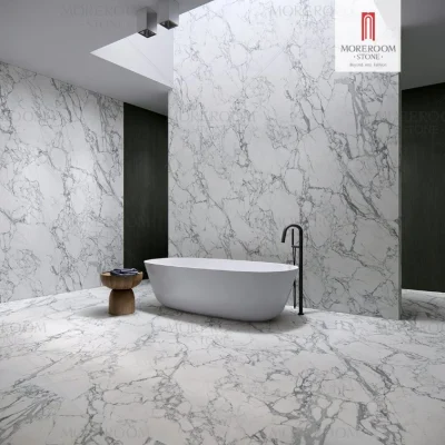 Основные настройки 12X24 Statuario белыми мраморными керамическими плитками на полу на кухне в ванной комнате цены