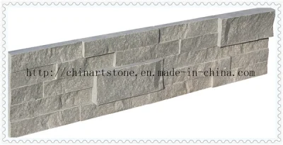 Китайский серый Split мраморными плитками на стене оформление