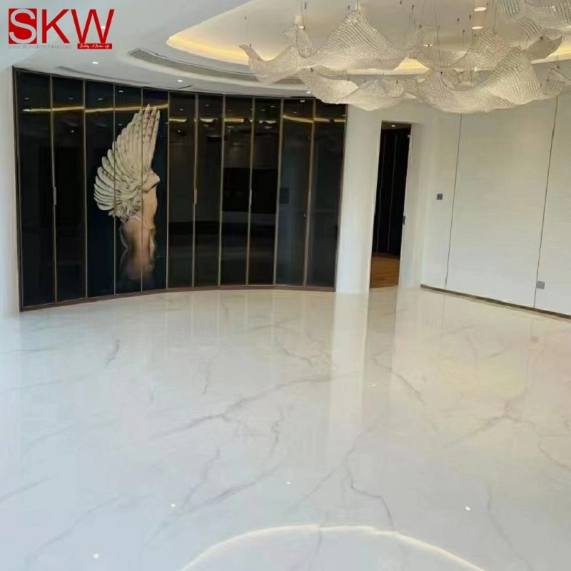 Polished Porcelain Floor Tiles Double Loading Thick 9mm Porcelain Tiles