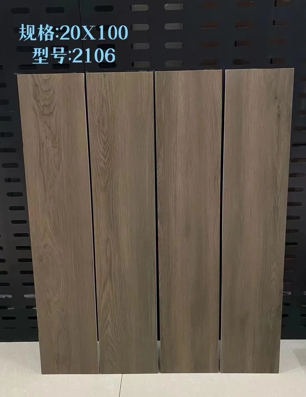 Top Quality Wooden Plank Floor &amp; Wall Tile 200X1000 mm Natural Looking Ceramic Wood Finish Tile New Texture Wall and Floor Tiles