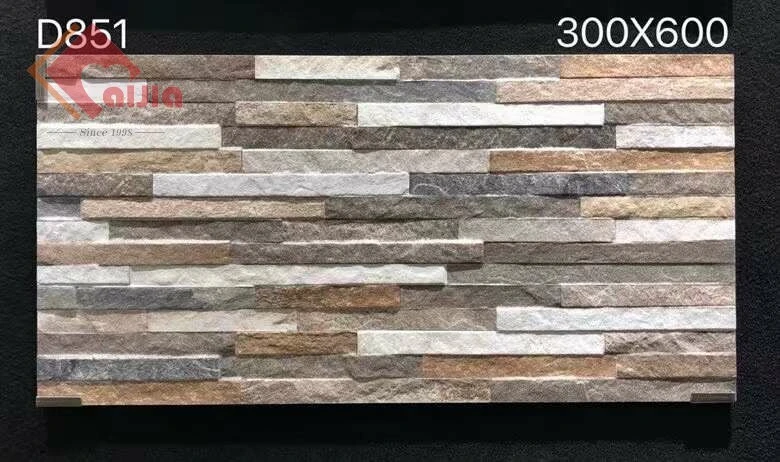 12&quot;*24&quot;Wall Matt Tile Ceramic Kitchen and Living Background Tile Stonelook Marble Look Good Decoration Glazed Tile in Gray Colour