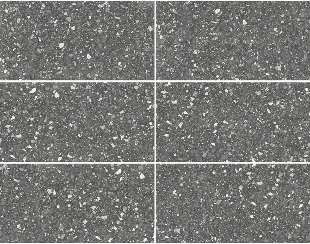 60 120 Porcelain Floor Grey Rectangle Terrazzo Tile Canada