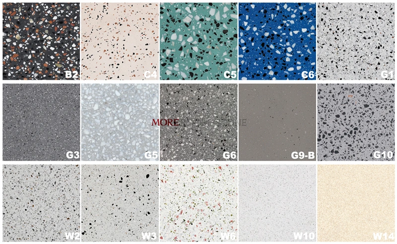 Chinese Factory Special Polishing Terrazzo Floor Tiles Bathroom