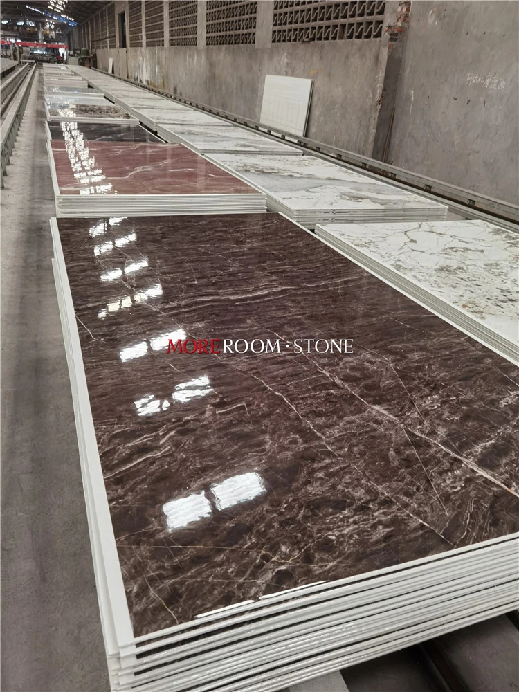 Interior Villa Wall and Floor 3200X1600 1200X2600 1200 X 2400 1200X2700 3000X1000mm 900X1800 Marble Gem Onyx Look Vitrified Tiles Large Format Porcelain Tiles