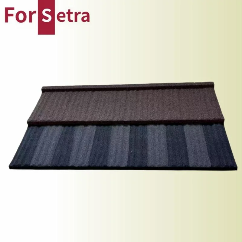 Chinese Traditional Architectural Style Wood Shake Stone &amp; Metal Coating Roofing Tiles