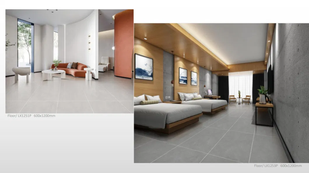 Building Material Gray Matt Rustic Tile Flooring Ideas for Hotel