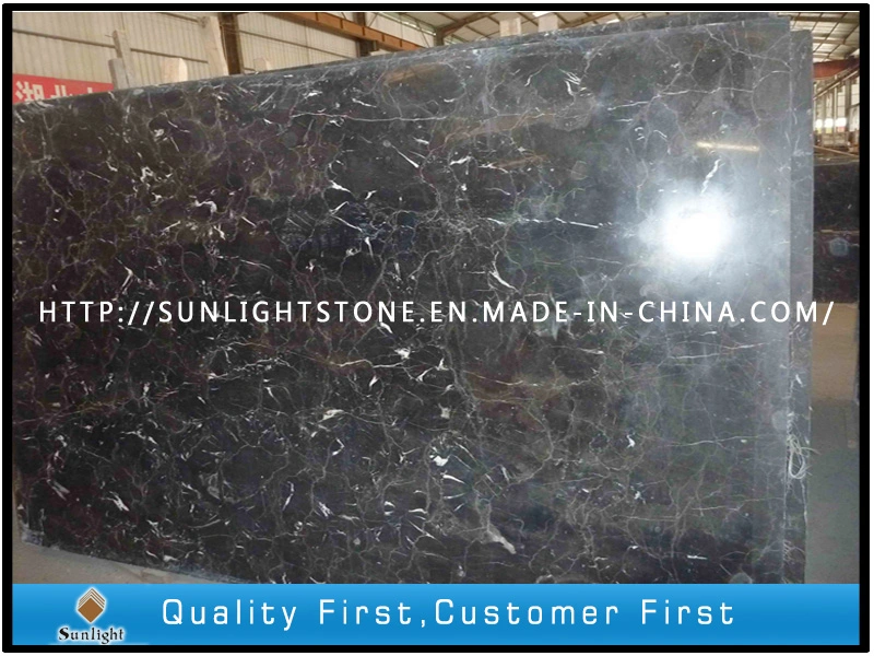 Cheap Chinese Emperador Dark /Brown Marble Tiles for Kitchen Floor