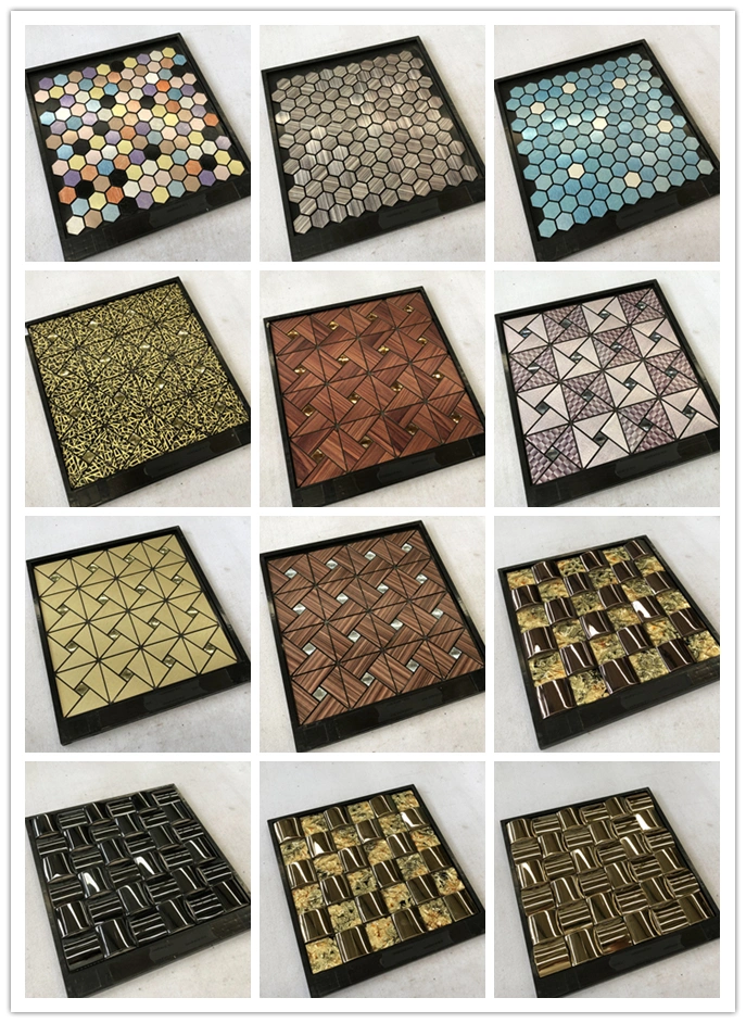 Cheap Cube 3D Brick Marble Mosaic Wall Tile for Sale