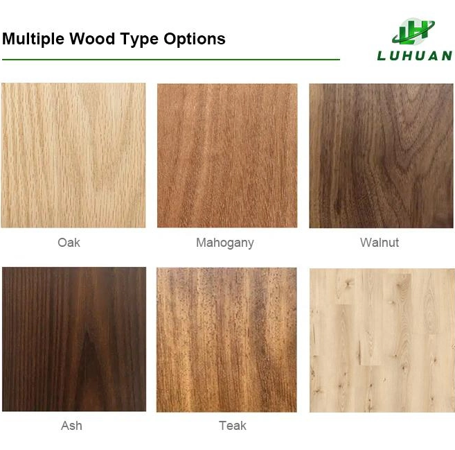 Low-Maintenance Wood &amp; Parquet Effect Floor Tiles White Grey/Brown/Beige/Natural Oak 8mm 12mm Click Lock Spc PVC Luxur Vinyl Plank Laminated/Laminate Flooring
