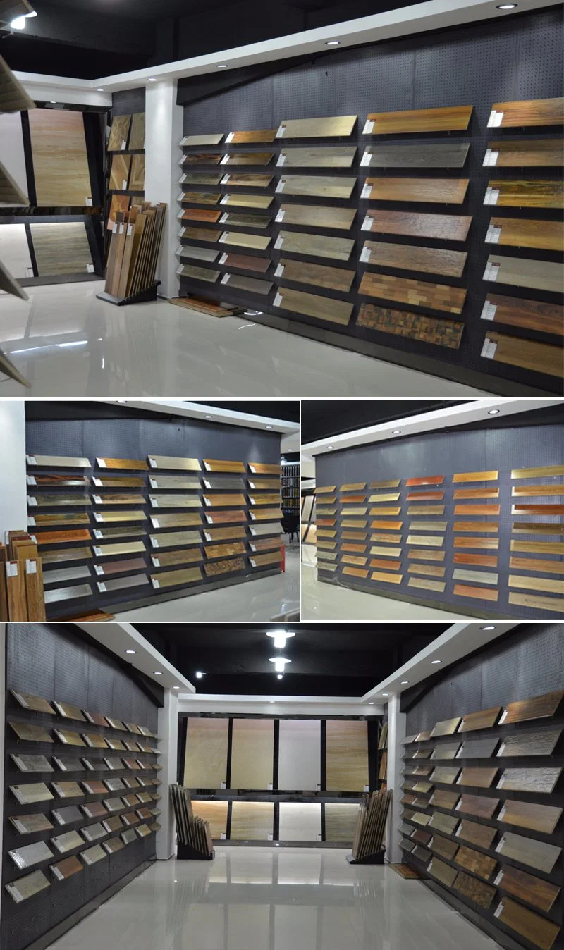 Chinese Teak Parquet Flooring Ceramic Outdoor Wood Plank Floor Tile