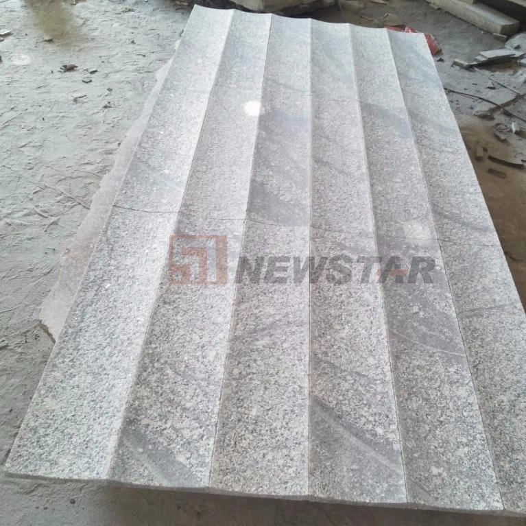 Custom Wall Applications Curve Fluted Marble Tiles Wall Panel 3D Natural Stone Flute Marble Tiles