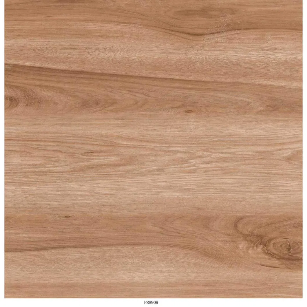 3D Injection Wood Grain Polished Floor Tile Design Patterns Tan Light Brown Dark Gray