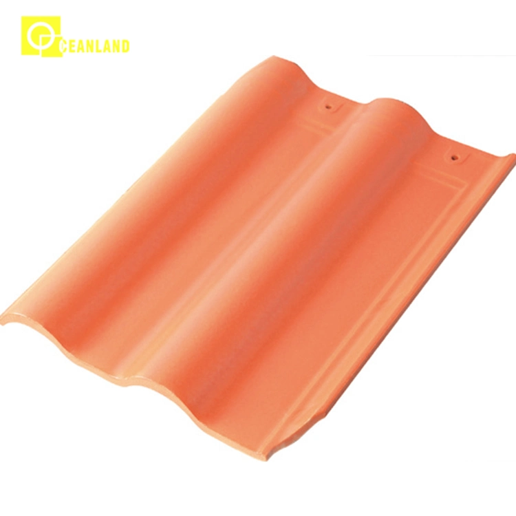 Outdoor Wall Decorative Coated Clay Colorful Roof Tiles