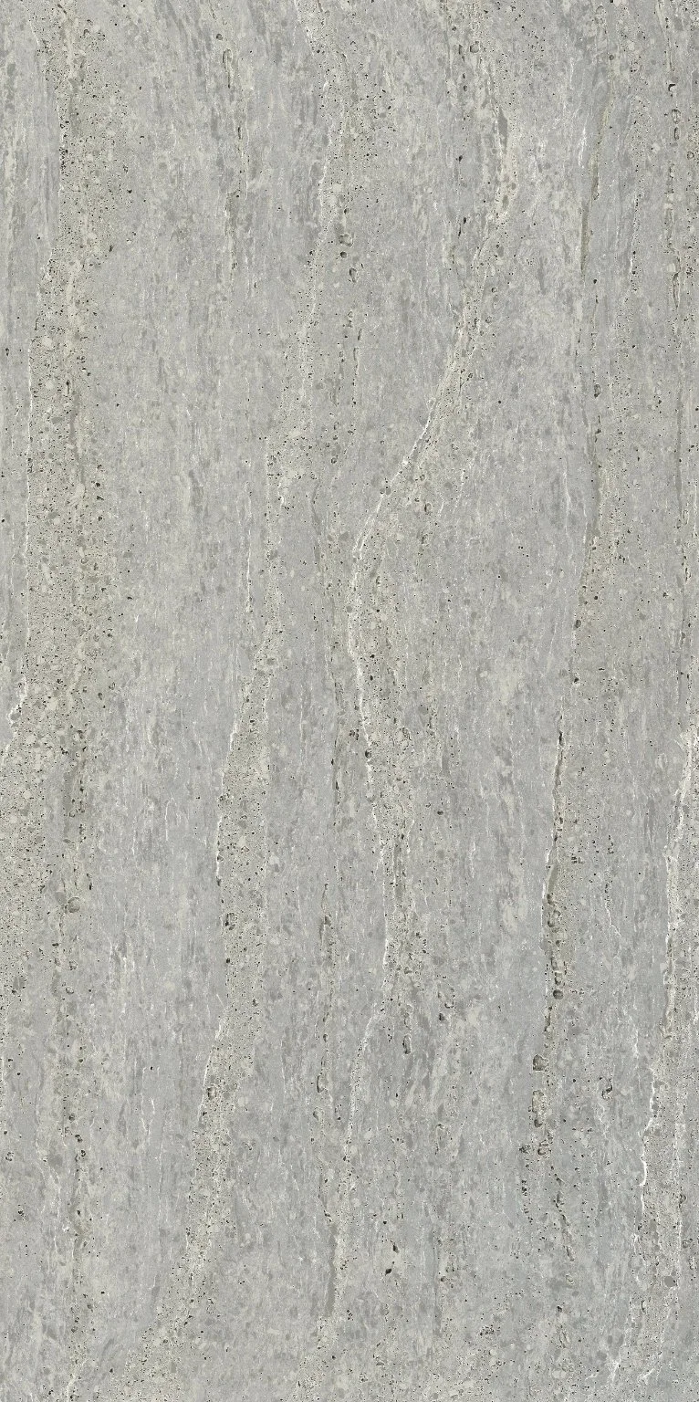 Polished Stone Tile Travertine Rustic with Low Water Absorption for Interior and Exterior Use