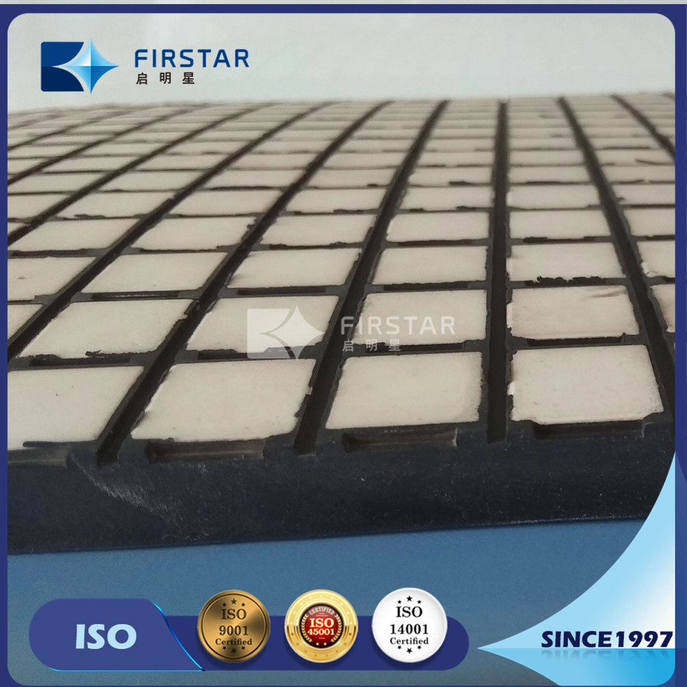 Impact Resistant and Abrasion Resistant Rubber Backed Ceramic Cement Chute Liners