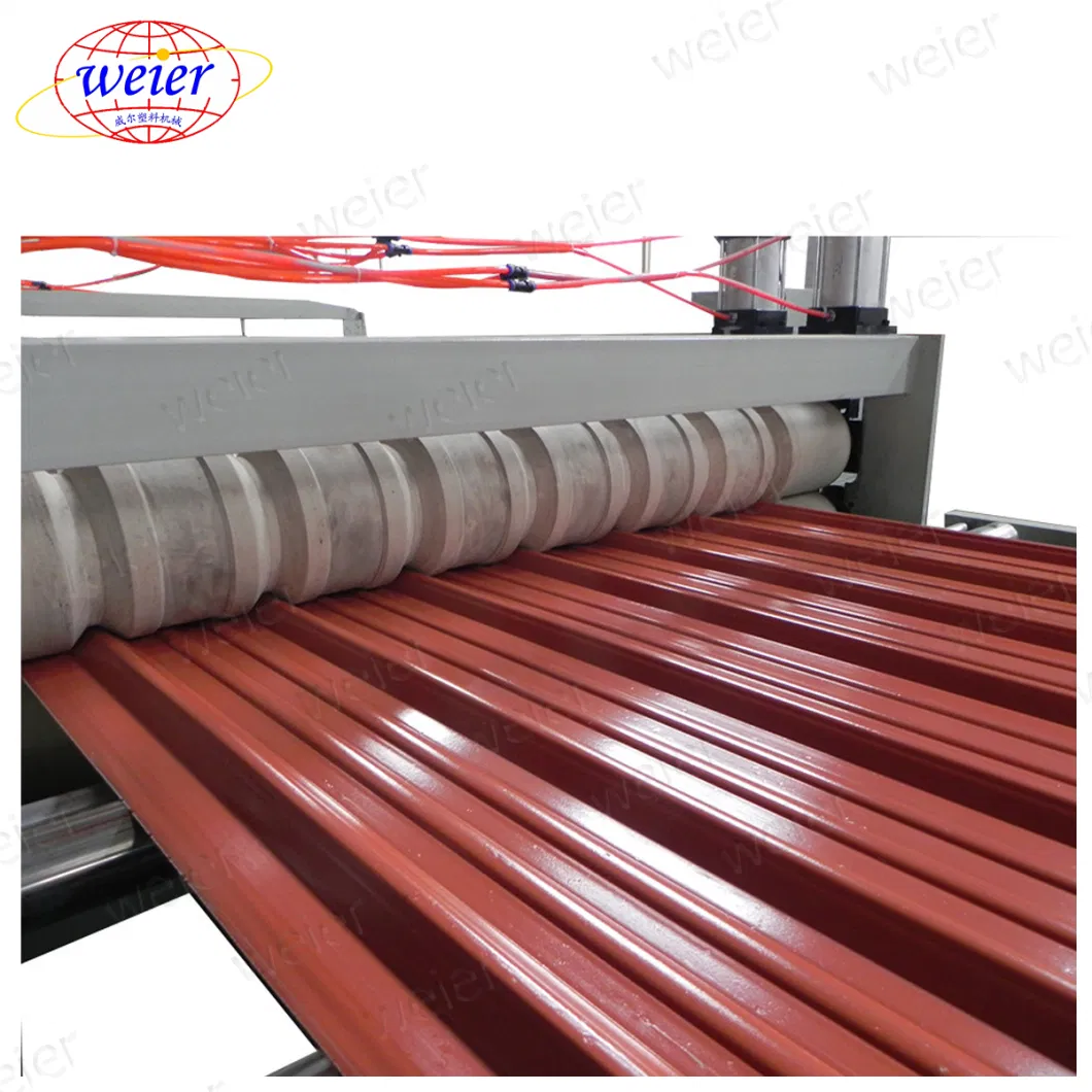 Recycled UPVC PVC ASA Glazed Roofing Sheet Making Machine