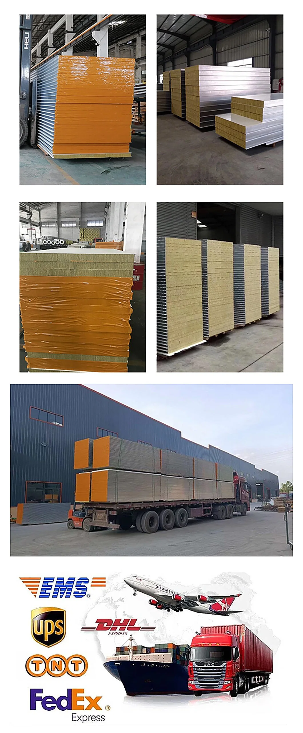 Rock Wool Sandwich Tile for Prefabricated/Modular Container Houses