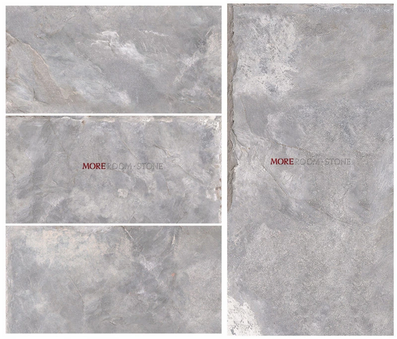 Moreroom Stone Anti Slip Gray Slate Stone Marble Look Tile Porcelain for Interior Design